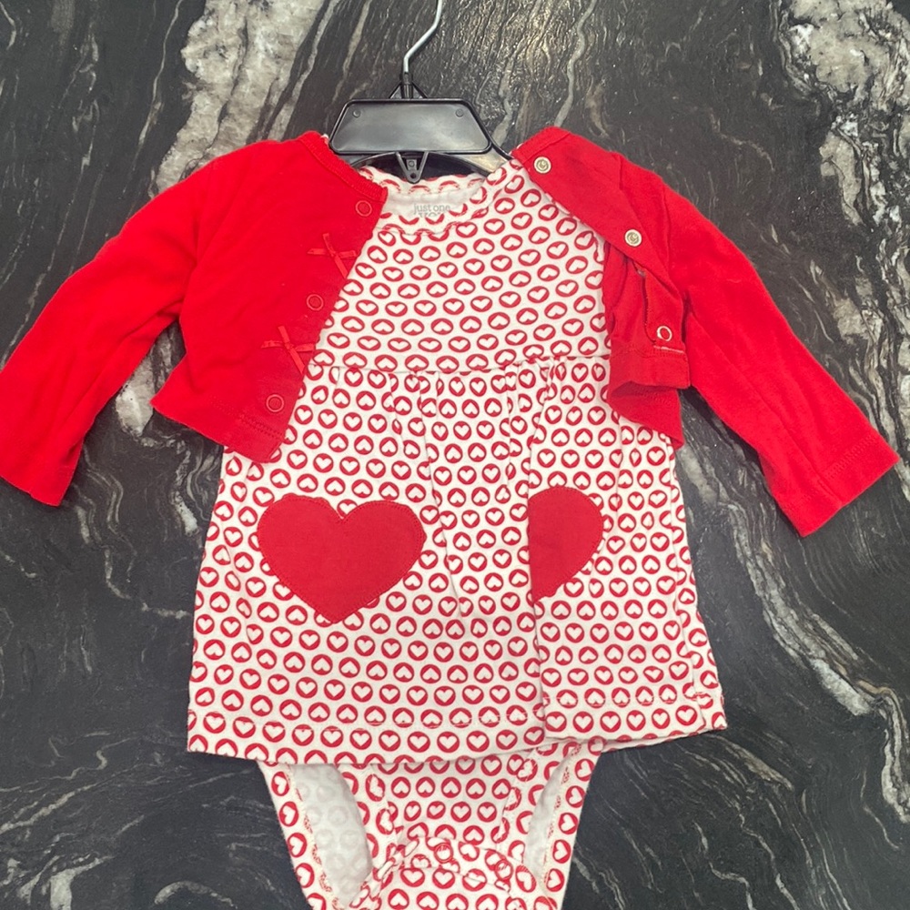 Valentine baby outfit